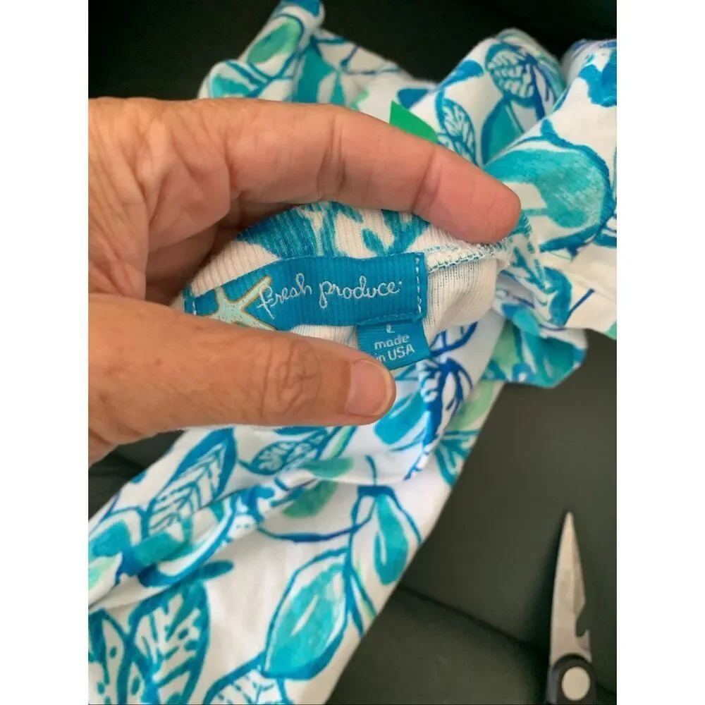 Fresh Produce Tahitian Flower Embrace Me Floral White Tee - Picture 4 of 9